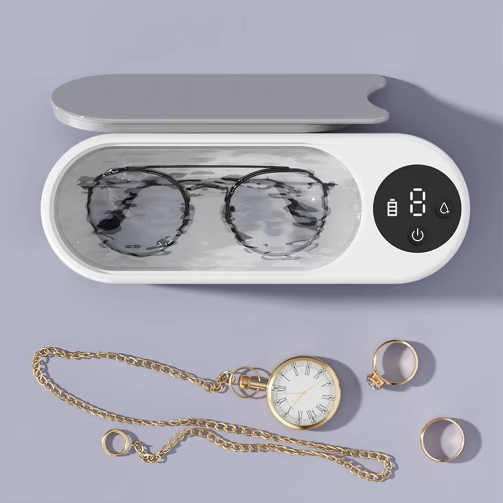 Ultrasonic Glasses Cleaning Ultrasound Jewelry Cleaner Machine High Frequency Ultrasonic Cleaning Bath for Jewelry Washing Tools