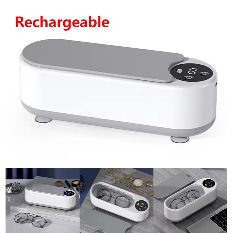 Ultrasonic Glasses Cleaning Ultrasound Jewelry Cleaner Machine High Frequency Ultrasonic Cleaning Bath for Jewelry Washing Tools