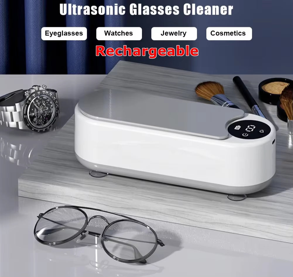 Ultrasonic Glasses Cleaning Ultrasound Jewelry Cleaner Machine High Frequency Ultrasonic Cleaning Bath for Jewelry Washing Tools